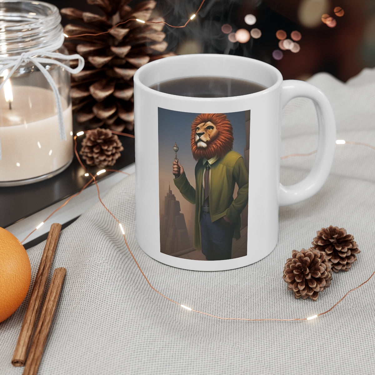 Professor Lion Ceramic Mug 11oz