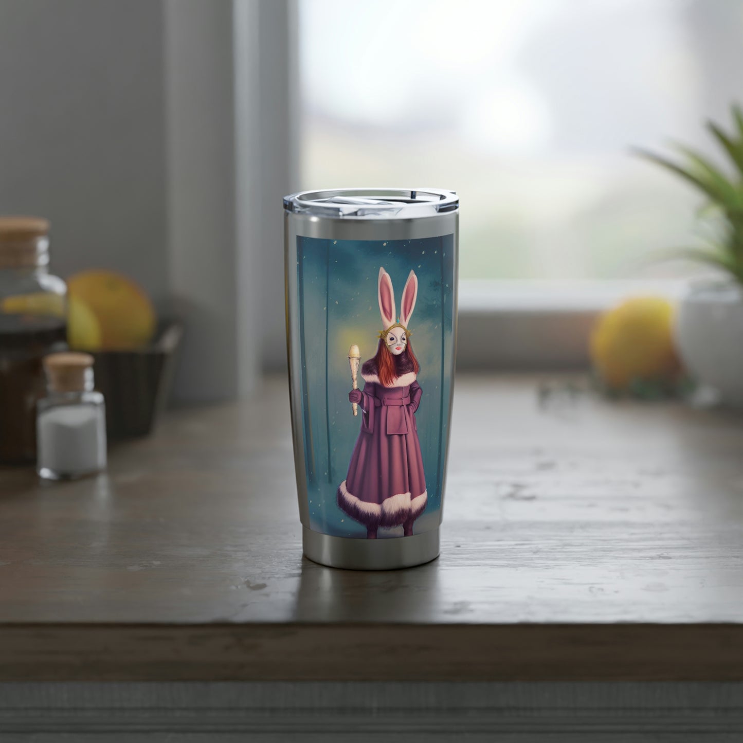 "Bunny Queen" Vagabond 20oz Tumbler