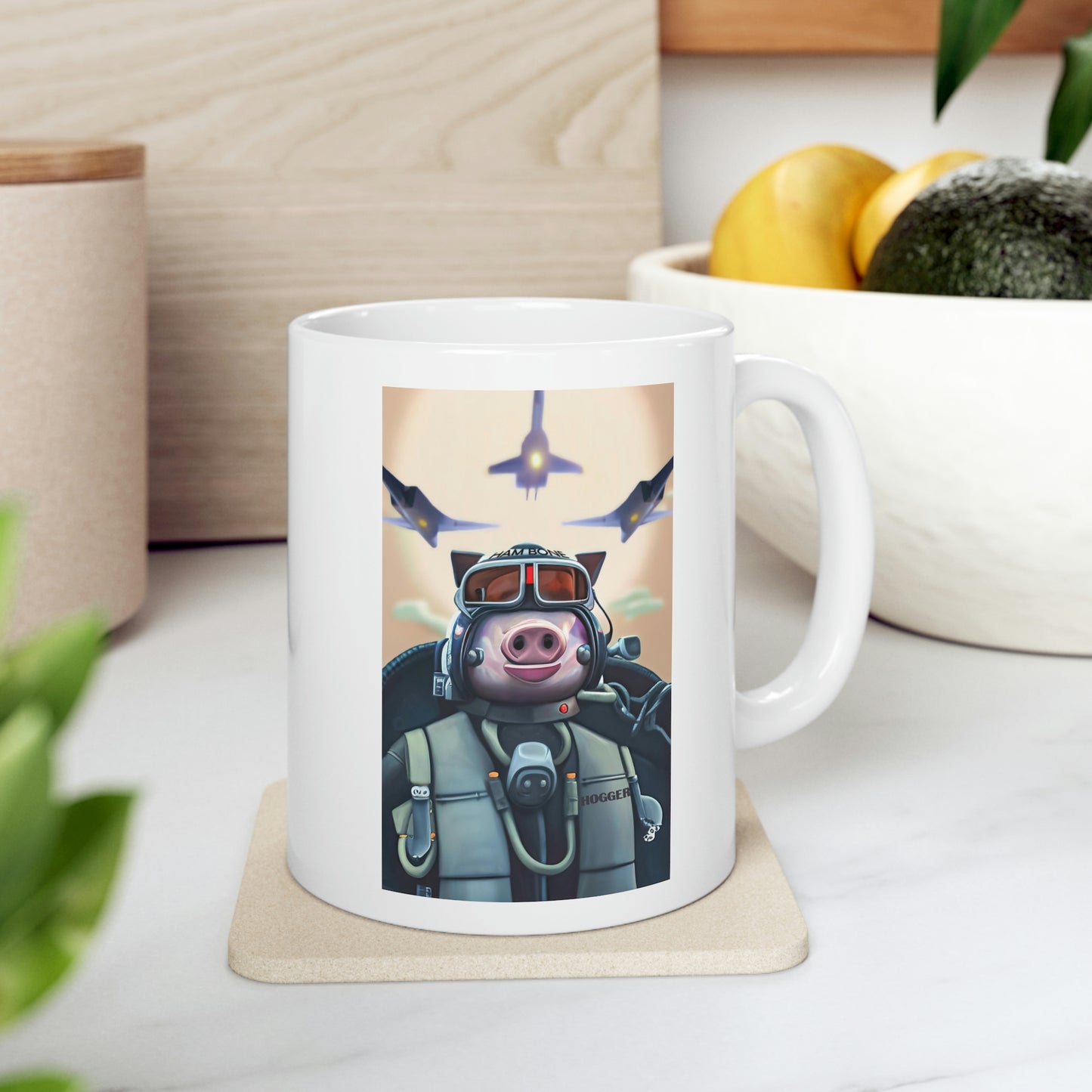 "When Pigs Fly" Ceramic Mug 11oz