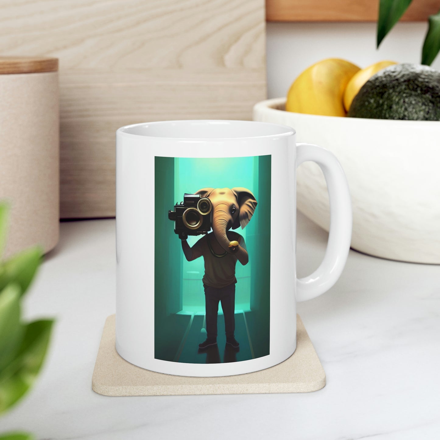 "Elephant Filmmaker" Ceramic Mug 11oz