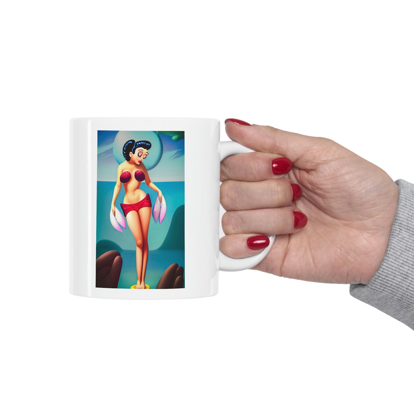 "Pin-up Venus" Ceramic Mug 11oz