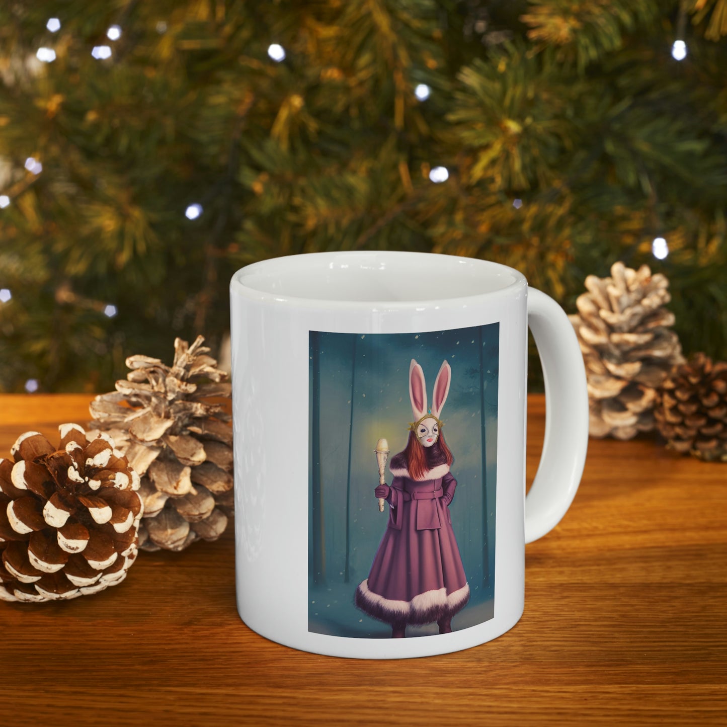 "Bunny Queen" Ceramic Mug 11oz