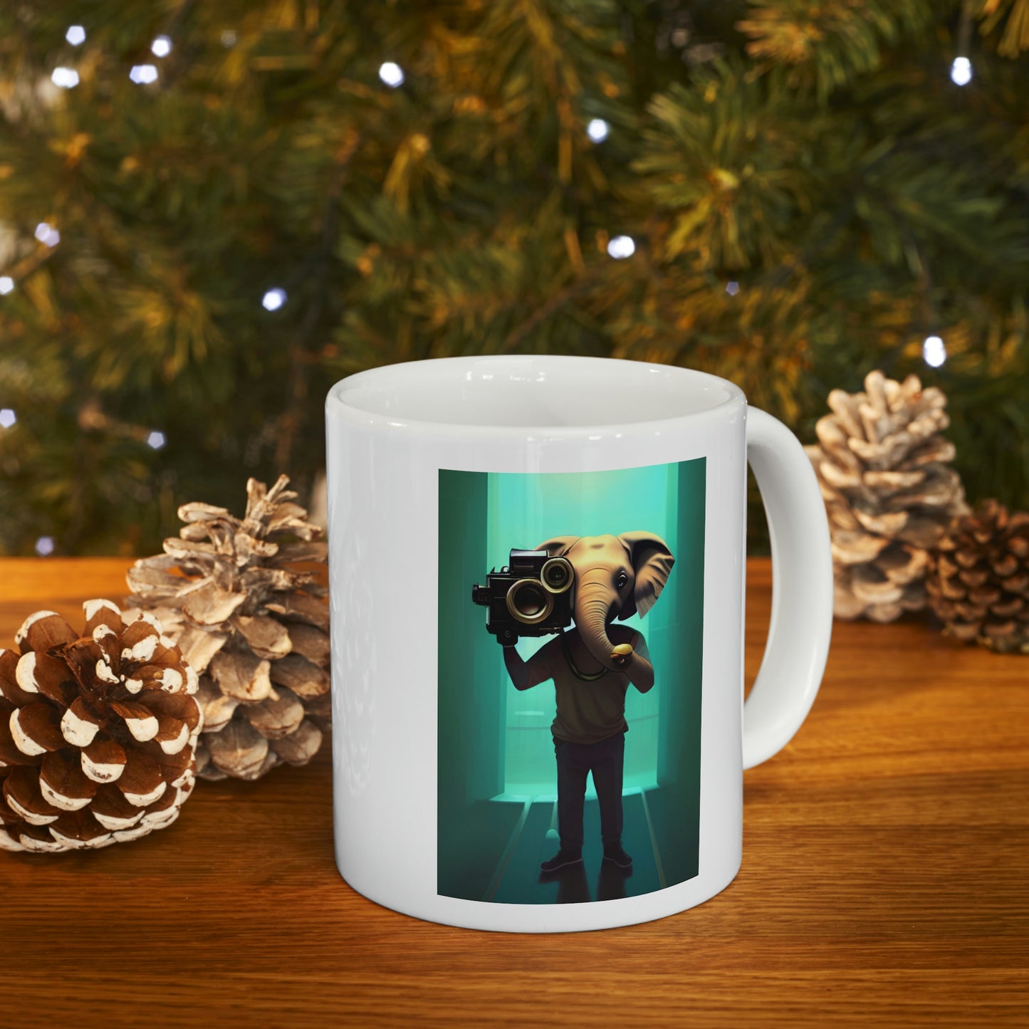 "Elephant Filmmaker" Ceramic Mug 11oz