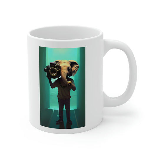 "Elephant Filmmaker" Ceramic Mug 11oz