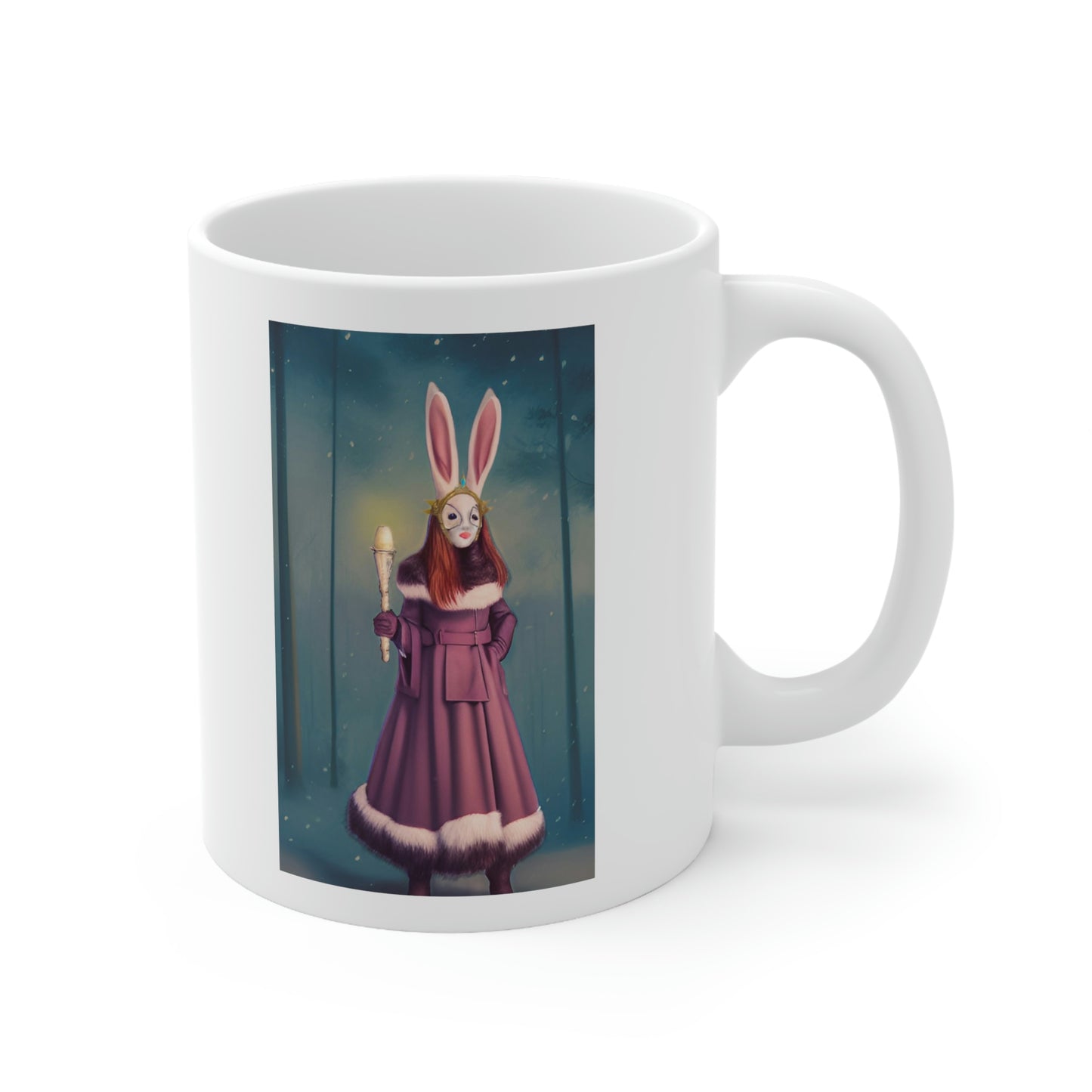 "Bunny Queen" Ceramic Mug 11oz