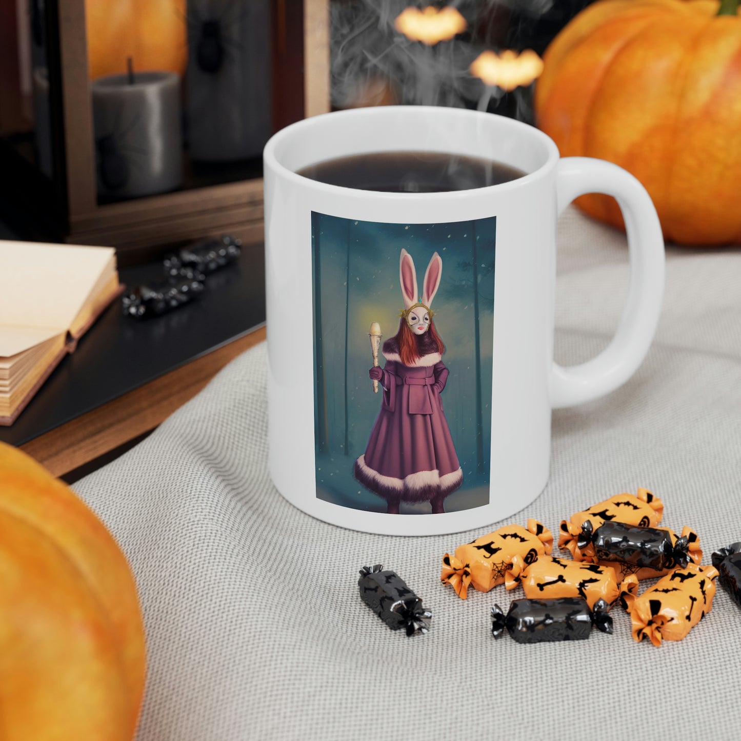 "Bunny Queen" Ceramic Mug 11oz