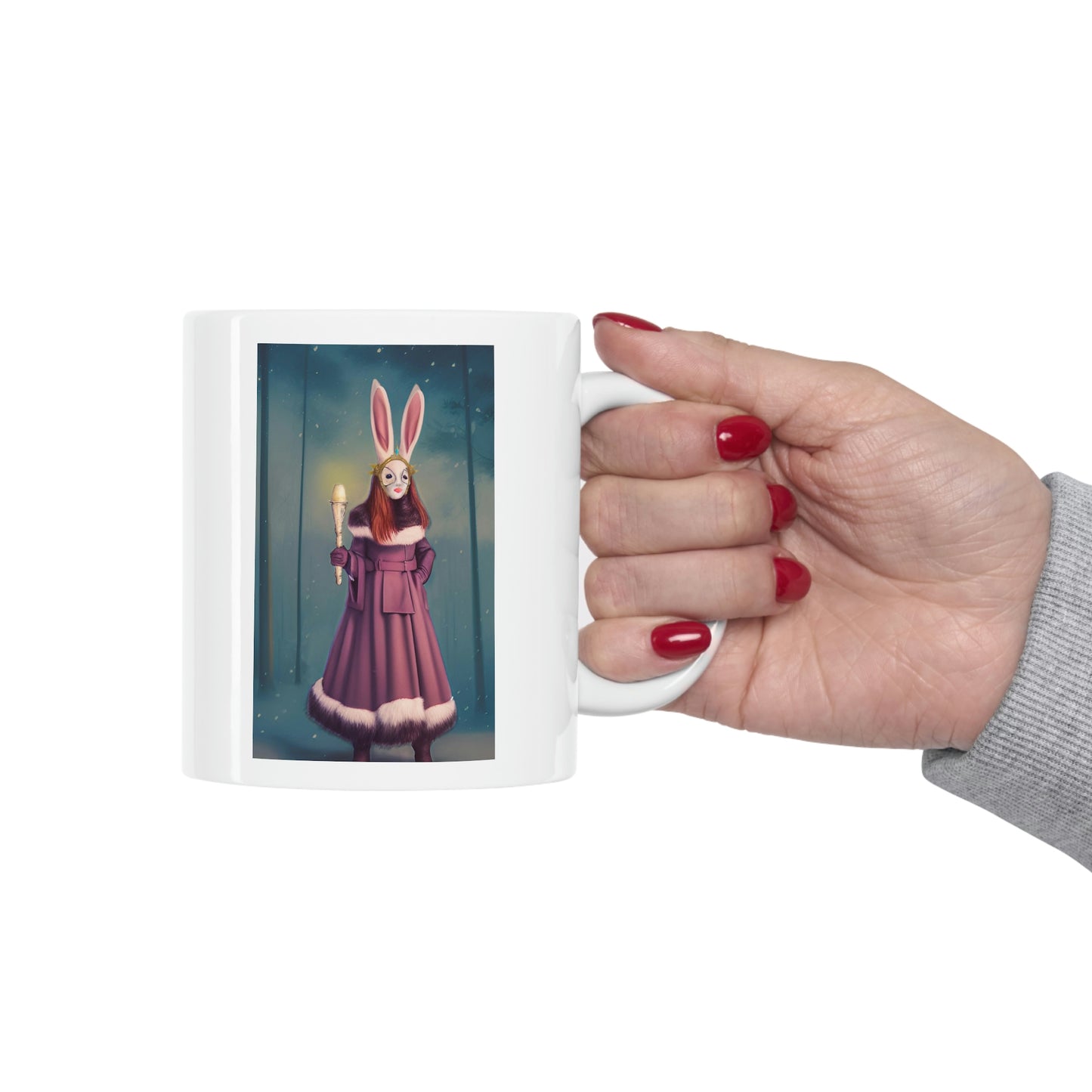 "Bunny Queen" Ceramic Mug 11oz