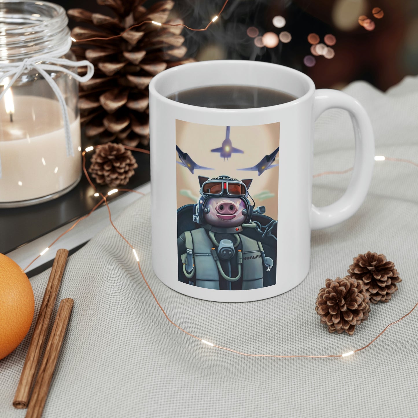 "When Pigs Fly" Ceramic Mug 11oz