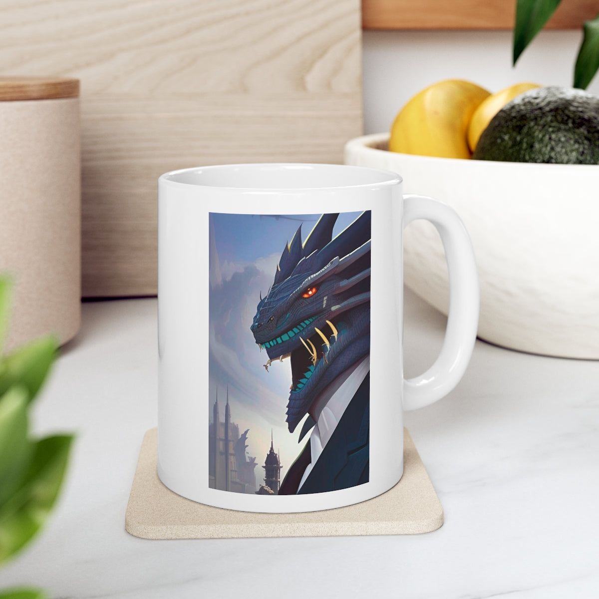 Dragon in a Business Suit Ceramic Mug 11oz