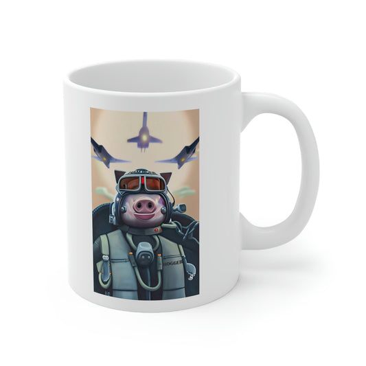 "When Pigs Fly" Ceramic Mug 11oz