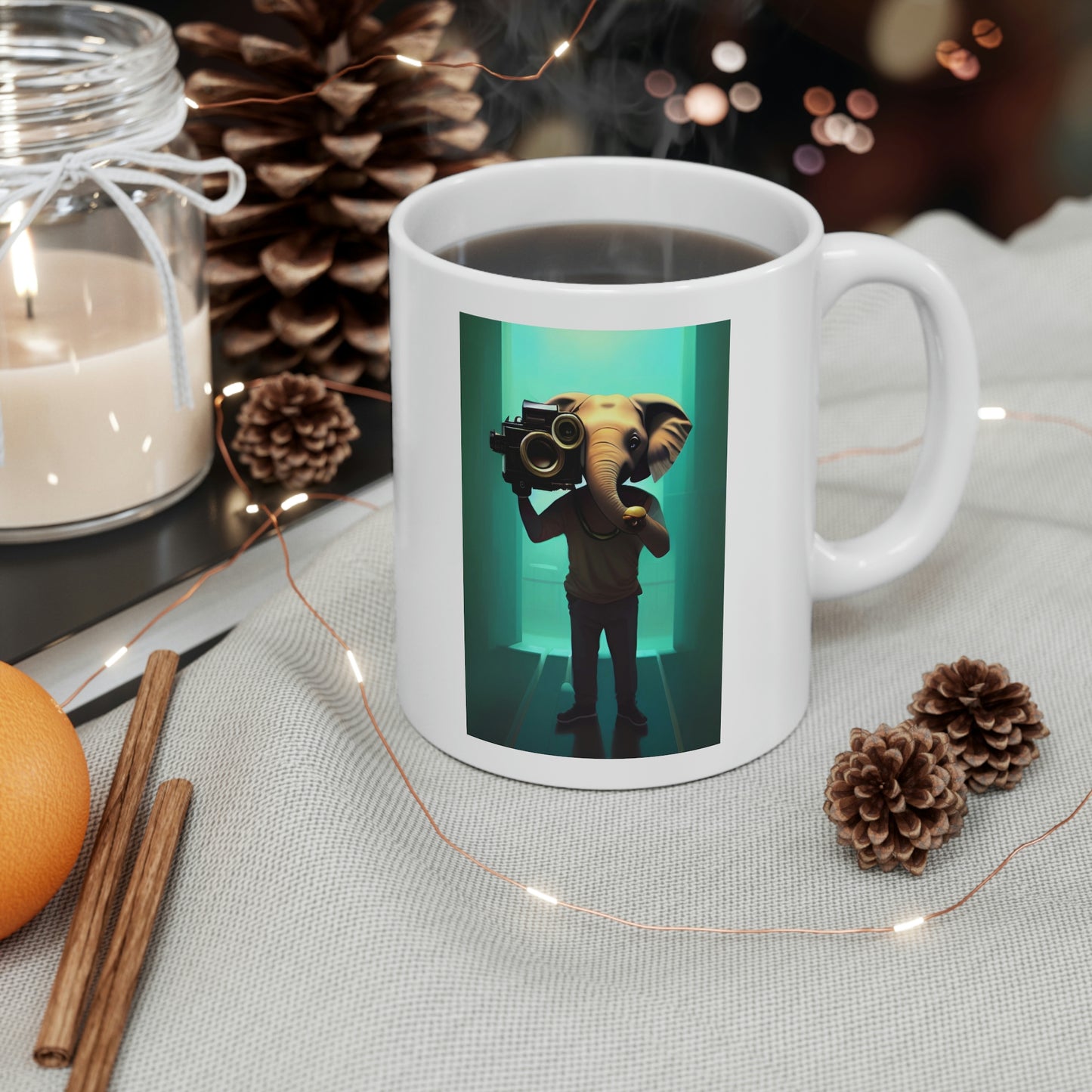 "Elephant Filmmaker" Ceramic Mug 11oz