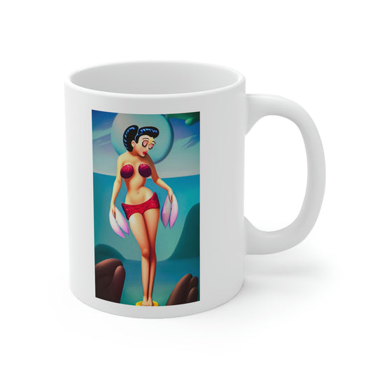 "Pin-up Venus" Ceramic Mug 11oz