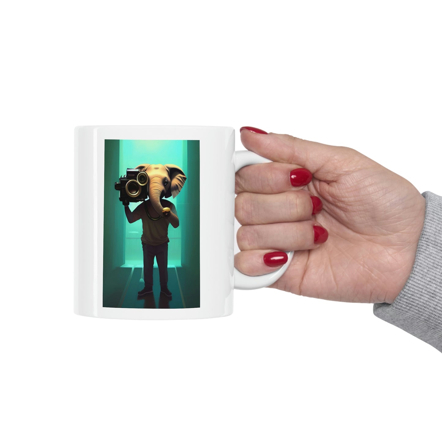 "Elephant Filmmaker" Ceramic Mug 11oz